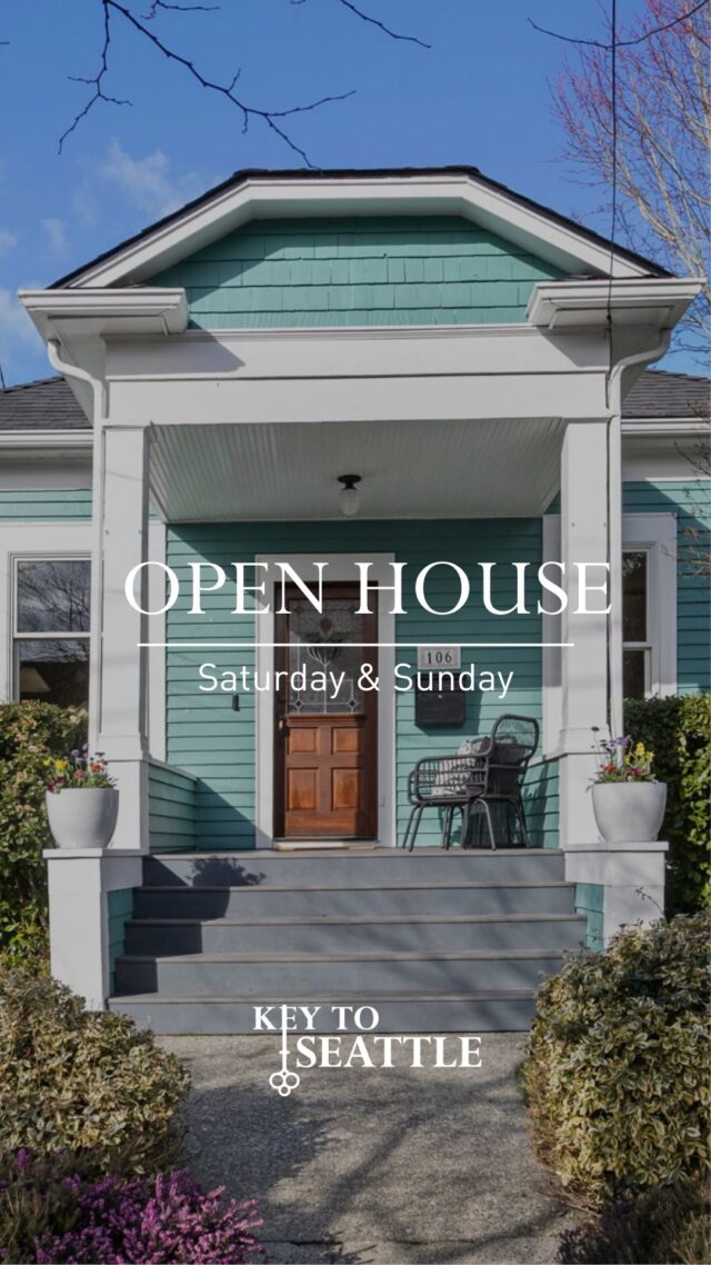 TANGLETOWN BUNGALOW WITH PERIOD CHARM & MODERN UPDATES
106 NE 59TH St  Seattle, WA  98105
Offered at $1,375,000
 
OPEN HOUSE EVENTS
Friday, February 26th 3:00 pm – 7:00 pm
Saturday, February 27th  1:00 – 4:00
Sunday, February 28th 1:00 – 4:00 pm
 
This beautifully maintained Tangletown bungalow is a true charmer! The sweet front porch welcomes you in, offering the perfect spot to watch neighbors and dogs stroll by. Swoon over the high ceilings, lovely window casings, oak floors and period lighting on the main. Don’t miss this one-of-a-kind home.

Stop by this weekend and see us!

BROKERS, Keller Williams Greater Seattle:
Kris Murphy, Kris@KeyToSeattle.com, (206) 380-5287
Jenifer Bitzer, Jenifer.Bitzer@kw.com, (206) 310-3695
 
Visit our website:
https://keytoseattle.com
 
#KeyToSeattle #SeattleRealEstate #SeattleHomes #Tangletown #TangletownSeattle #GreenLake #GreenLakeLiving #GreenLakeHomes #WallingfordSeattle #RooseveltSeattle #NorthSeattle #SeattleListing #JustListedSeattle #SeattleOpenHouse #SeattleLuxuryHomes #SeattleBungalow #SeattleCraftsman #HistoricSeattleHomes #PNWRealEstate #PNWLiving #WalkableSeattle #SeattleLifestyle #LiveInSeattle #SeattleRealtor #KellerWilliamsSeattle #GreenLakePark #I5Access #RooseveltLightRail #SeattleHomeForSale #HouseHuntingSeattle