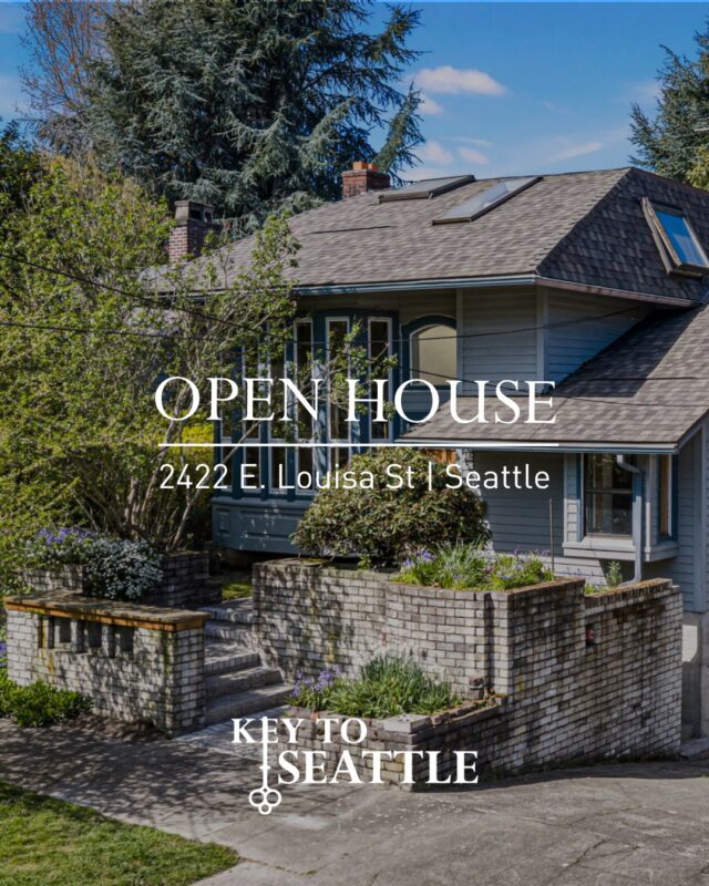 MONTLAKE – OPPORTUNITY KNOCKS
2422 E. Louisa St.  Seattle, WA  98112
4 Bedrooms, 2 bathrooms
Offered at $1,150,000

OPEN HOUSE EVENT:  Saturday 1:00 – 4:00 pm

Location, location, location! This sweet house is set on a picturesque, tree-lined street in the coveted Montlake neighborhood. Follow the sidewalks either to the Arboretum to enjoy some time in nature, or over to the business district for a coffee stop at Fuel Coffee or check out a book or two at the library, or ‘nosh’ on the lasagna at Café Lago.

Jump onto 520 for easy commute to the Eastside or Downtown Seattle. Also, just a few blocks to Husky Stadium Light rail or the UW Campus, UW Hospital or Seattle Children’s. Shop and dine at nearby U. Village, or head to Madison Park’s business district for a more independent flavor.

Listed by: 

BROKERS, Keller Williams Greater Seattle:
Kris Murphy, Kris@KeyToSeattle.com, (206) 380-5287
Jenifer Bitzer, Jenifer.Bitzer@kw.com, (206) 310-3695

Check out our listings at: 
https://keytoseattle.com

#Montlake #MontlakeSeattle #SeattleRealEstate #SeattleHomes #SeattleListing #SeattleWA #PNWRealEstate #PNWHomes #LuxuryHomesSeattle #SeattleLiving #JustListed #OpenHouseSeattle #HouseHunting #DreamHome #InvestmentOpportunity #FixerUpper #SweatEquity #BuildYourDreamHome #OpportunityKnocks #RealEstateOpportunity #Arboretum #UW #UniversityOfWashington #UVDistrict #MadisonPark  #KellerWilliams #KWGreaterSeattle #KeyToSeattle