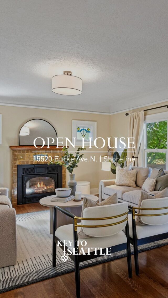 Beautifully Updated Shoreline Home on Expansive Lot
15520 Burke Ave N | Shoreline, WA  98133

Price Reduction: Now offered at $ 895,000

4 Bedrooms, 2 bathrooms, 1,650 Square Feet
Offered at $ 895,000
MLS#  2586561
 
OPEN HOUSE EVENTS:  Sunday September 27,  1:00 – 4:00 pm
 
BROKERS, Keller Williams Greater Seattle:
Kris Murphy, Kris@KeyToSeattle.com, (206) 380-5287
Jenifer Bitzer, Jenifer.Bitzer@kw.com, (206) 310-3695
 
Charming 1925 Shoreline home blends farmhouse-style character with modern updates, featuring oak floors, a gas fireplace, remodeled bathrooms, primary suite and an updated kitchen with vaulted ceilings and quartz counters.

The spacious property offers a covered front porch, new composite deck, large private backyard with mature trees, native gardens, raised beds, grassy areas and a stone patio. Ideally located near light rail, I-5, Hwy 99, and public & private schools.

 Check our our listings at https://keytoseattle.com